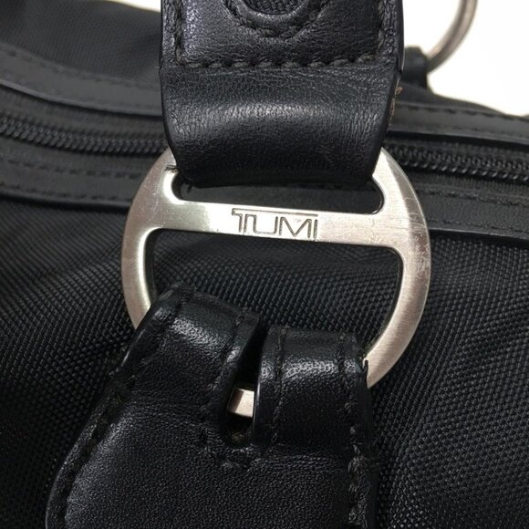 Tumi Women's Black Nylon Canvas Briefcase Laptop Messenger Bag 12.5 x 10.5 - Picture 2 of 16